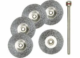 Proxxon drátěné kartáče 22 mm Inox kotouče [5 kusů]
