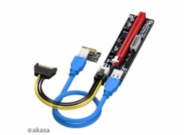AKASA adaptér PCIe Riser Adapter Card for GPU Mining