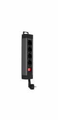 REV Steckdosenleiste 4-fach 1,9m Supraline m. Schalter anthrazit