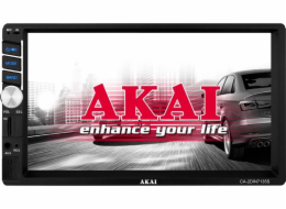 Autorádio AKAI, CA-2DIN7135S, AM/FM + RDS, 7" displej, Bluetooth, mikrofon, dálkový ovladač, 4 x 25 W