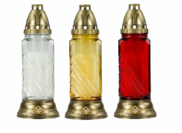 Svíčka hřbitovní 140 g/29 cm sklo