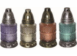 Svíčka hřbitovní 30 g/17 cm sklo