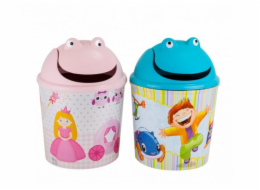 Koš odpadkový výklopný 15 l mix dekorů Frog plast