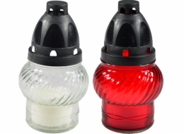 Svíčka hřbitovní 35 g/14 cm sklo