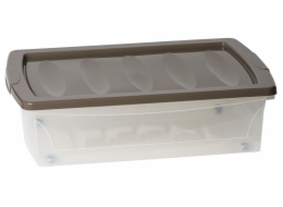 Box úložný na kolečkách 30 l 58x39x16 cm s víkem