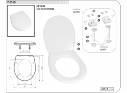 Sedátko WC P-3558