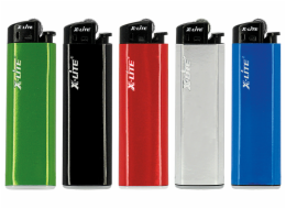 Zapalovač&nbsp;jednorázový&nbsp;XLITE&nbsp;XHF8019S&nbsp;Shiny&nbsp;Metal&nbsp;mix&nbsp;barev