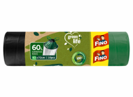 Pytel na odpadky 60 l/10 ks zatahovací recyklované Green life 