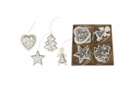 Dekorace závěsná Vánoční 8 ks