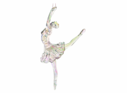 Ozdoba Vánoční baletka 14x5 cm