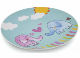 Talíř dětský mělký SLON porcelán