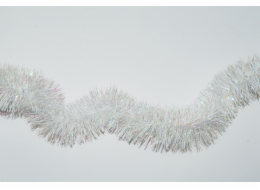 Řetěz vánoční  1,8 m / 5 cm bílá duha