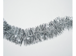 Řetěz vánoční 1,5 m / 5 cm stříbrný