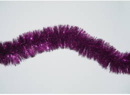 Řetěz vánoční 1,8 m / 5 cm fialový