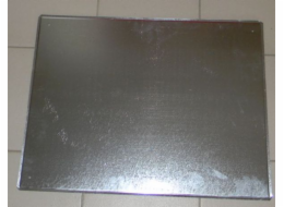 Plech pod kamna 65x50 cm-pozink