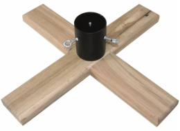 Stojánek na stromeček 50 x 50 cm kříž masiv dub