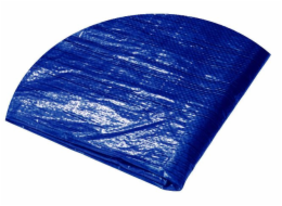 Plachta zakrývací kulatá, O 4,1 - 4,5 m, 120g/m2, modro - stříbrná
