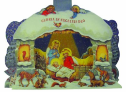 Betlém papírový 22x18 cm