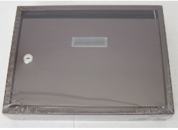 Schránka poštovní hnědá 320x240x60mm BK24H