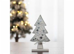 Dekorace Vánoční strom 19x11 cm