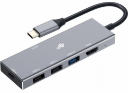 TB USB-C 7v1 adapter USB 3.0, 2xUSB 2.0, HDMI, PD, SD/TF