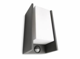 BRIDGE ANTRACITOVÉ NÁSTĚNNÉ SVÍTIDLO NÁSTĚNNÉ SVÍTIDLO SE SENZEM POHYBU 1X E27/ 42W HLINÍK/ PLAST