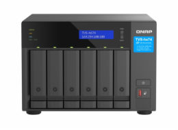 QNAP TVS-h674-i5-32G (6core 4,4GHz, ZFS, 32GB RAM, 6x SATA, 2x M.2 NVMe, 2x PCIe, 2x 2,5GbE, HDMI)