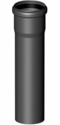 Almeva STARR Trubka s hrdlem 0,5m DN60 UV stabilní černá7630005898062