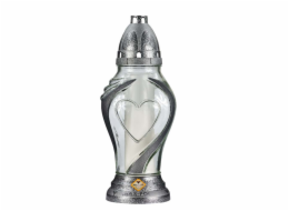 Svíčka hřbitovní 140 g/32 cm sklo čirá