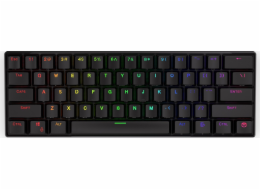 Endorfy herní klávesnice Thock Compact RD RGB /USB/ red sw. / bezdrátová / mechanická / US layout / mini /černá RGB