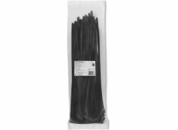 Opaski zaciskowe wielorazowe/trytytki | 7.2*350mm | Nylon UV | Czarne