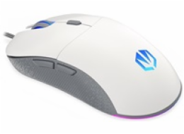 Endorfy GEM Plus Onyx White EY6A011 Endorfy myš GEM Plus OWH PAW3370 / Khail GM 8.0 / drátová / bílá