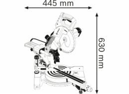 Bosch GCM 80 SJ + 2. Saw Blade Chop and Mitre Saw