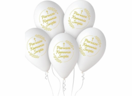 GoDan Premium heliové balónky První přijímání 32 cm 5 ks