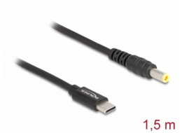 Delock Nabíjecí kabel pro laptop, ze zástrčky rozhraní USB Type-C™ na zástrčku 5,5 x 2,5 mm