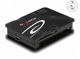 Delock Čtečka karet USB 2.0 pro paměťové karty CF / SD / Micro SD / MS / xD / M2