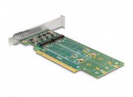 Delock Karta PCI Express 4.0 x16 na 4 x interní M.2 Key M 110 mm NVMe - rozvětvení - Low Profile