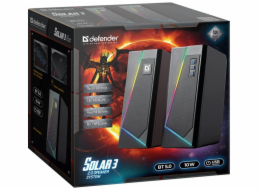 Reproduktorový reproduktor Slunce 3 2.0 10 W Bluetooth USB RGB podsvícení