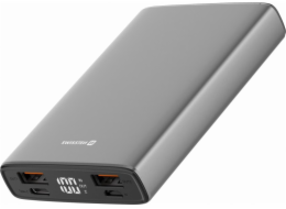 Powerbank Swissten Aluminum 10000 mAh Szary