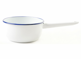 Rendlík smalt 1,5 l s rukojetí RETRO (modrý lem) 16 cm