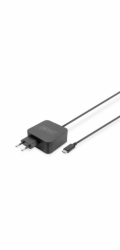 Síťová nabíječka 1x USB-C PD 3.0 Max. 65W integrovaný 1,2 m černý kabel