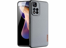 Dux Dacia Ducia Fino Case Cover pokrytý nylonový materiál Xiaomi Poco X4 NFC 5G Blue