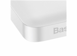 PowerBank Baseus Baseus Bipow Powerbank s rychlým nabíjení 1000 mAh 20W White (Overseas Edition) + USB -A kabel - Micro USB 0,25 m bílá (PPBD050502)