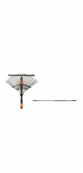 Fiskars QuickFit hrábě na trávu a listí + rukojeť