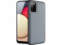 Kryt pouzdra Hurtel Dux Ducis Fino potažený nylonovým materiálem pro Samsung Galaxy A02s EU blue