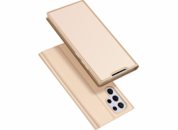 Dux Ducis Dux Ducis Skin Pro Holster Case Flip Cover pro Samsung Galaxy S22 Ultra Gold