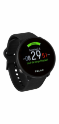 Polar Unite Black S-L Silikonarmband mit Dornschließe