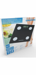 Hmotnost koupelny grundig grundig - elektronická měřítko koupelny, analýza tělesné hmotnosti, BMI, až 180 kg