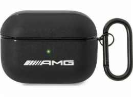 Kožené velké logo Mercedes AMG – pouzdro AirPods Pro (černé)