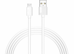 T-Phox USB-A - microUSB USB kabel 2 m Bílý